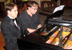 Victor and João Paulo Casarotti rehearsing for a concert of Mahle's music in Philadelphia